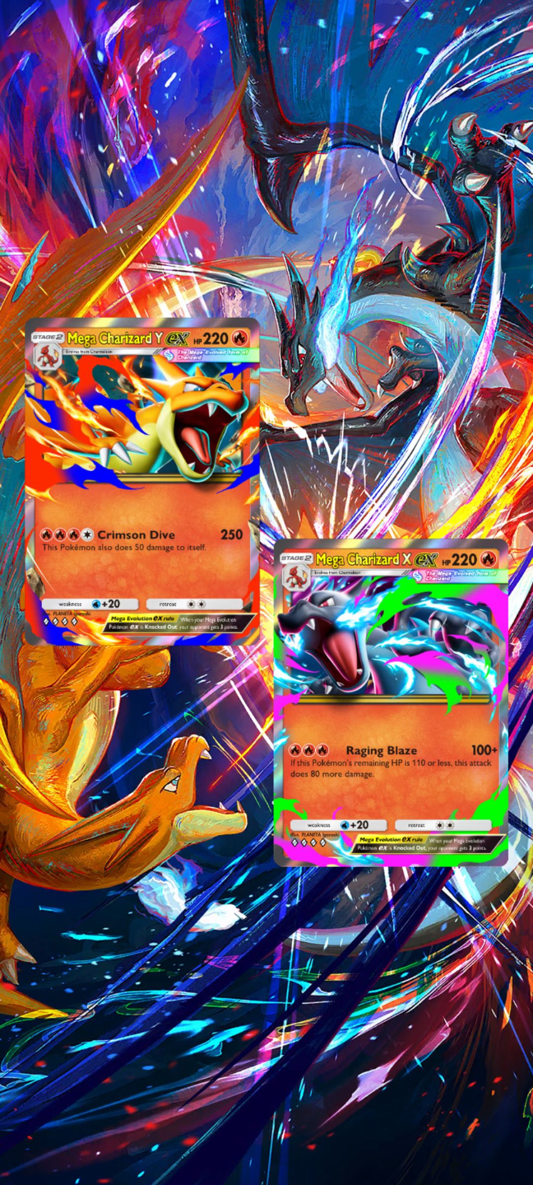 Pokemon TCG Pocket Mega Charizard X artwork 2