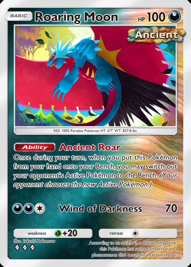 Pokemon TCG Pocket Roaring Moon