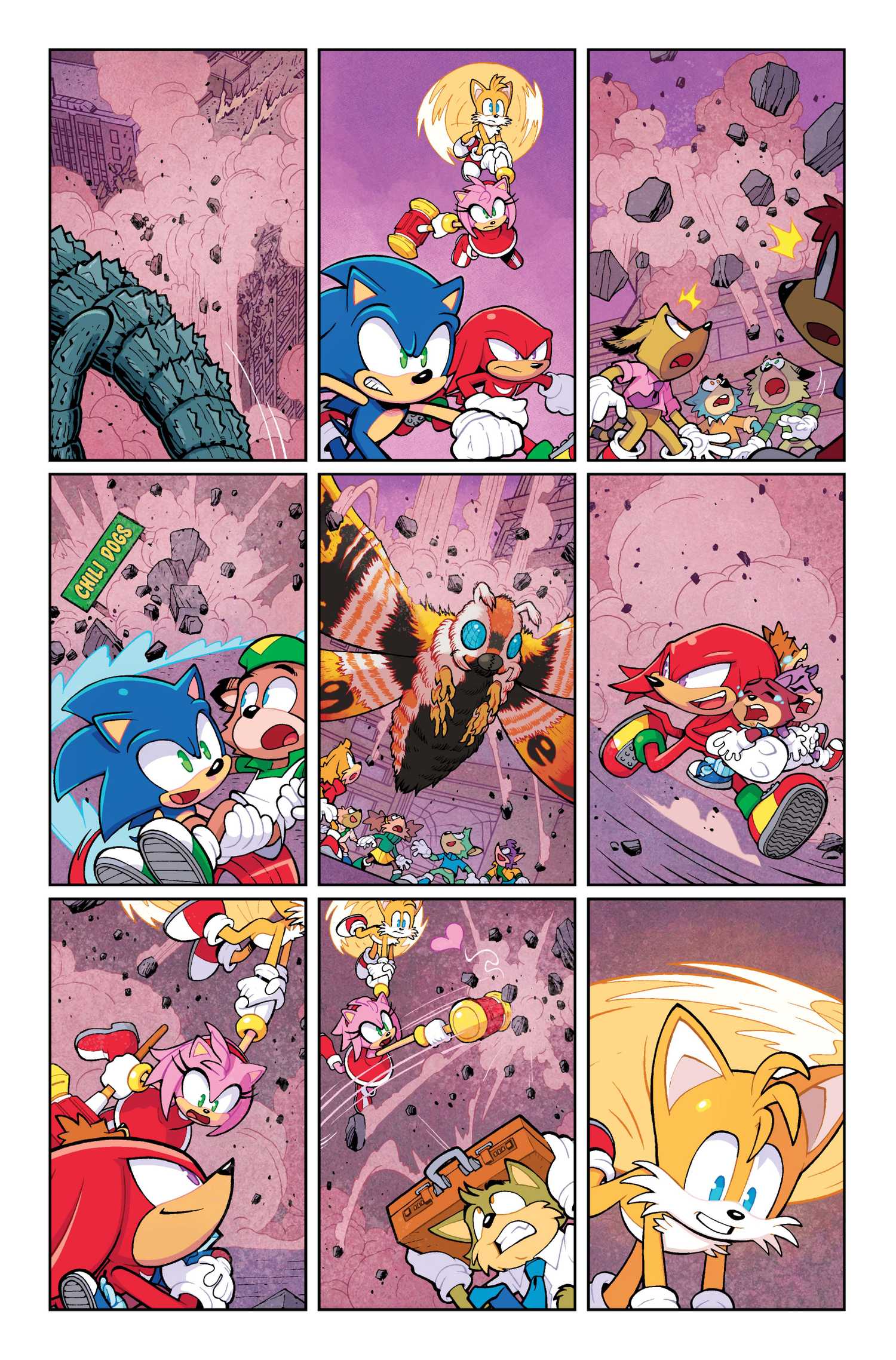 Polygon SxG #3 Color Preview Page 3 Sonic the Hedgehog x Godzilla