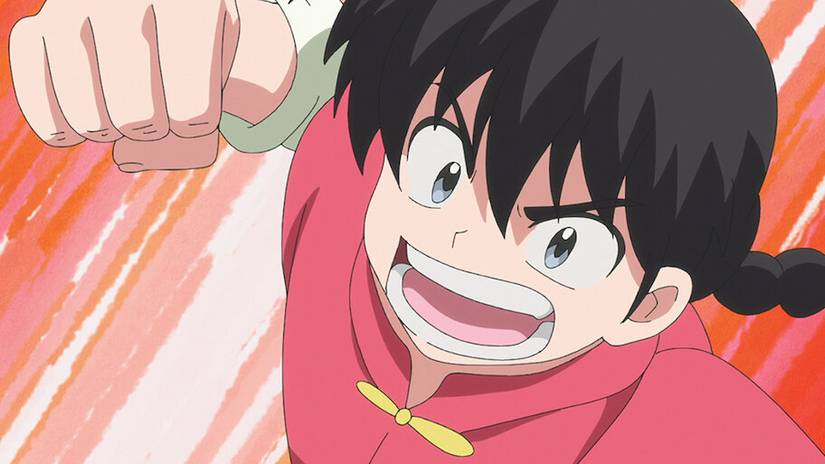 A screengrab from the Ranma remake