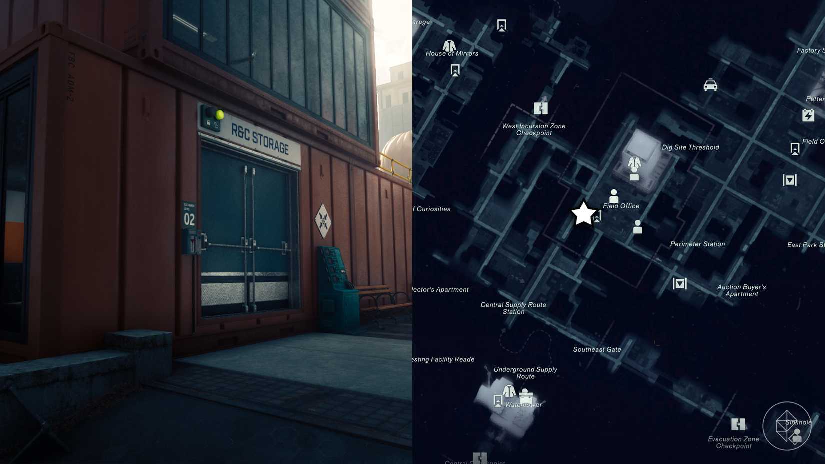 The R&C Storage room in the Central zone of Control Resonant.
