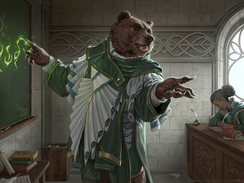 Ruxa, Patient Professor mtg art