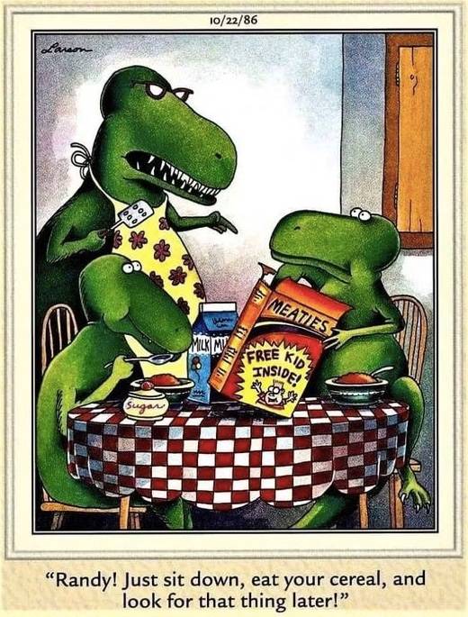 The Far Side Dinosaur