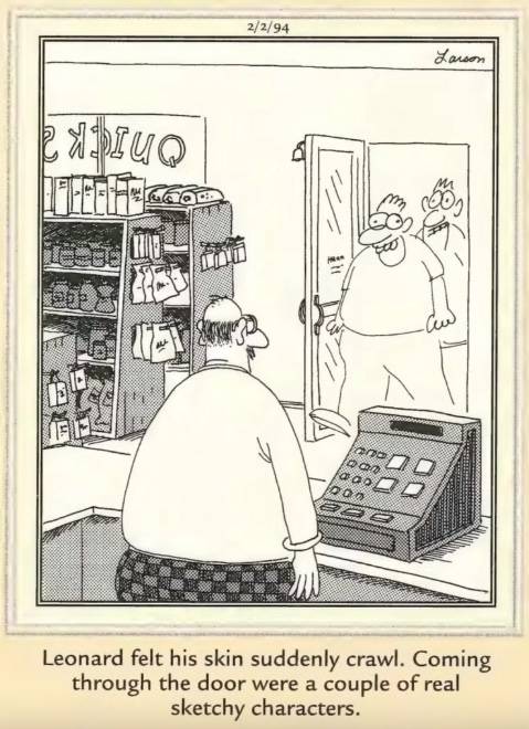 The Far Side sketchy