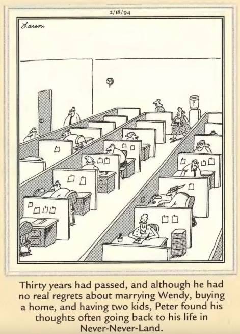The Far Side Peter Pan