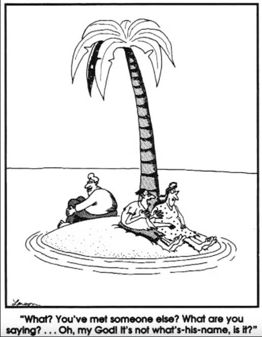 The Far Side island