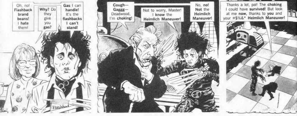 MAD magazine edward scissorhands top