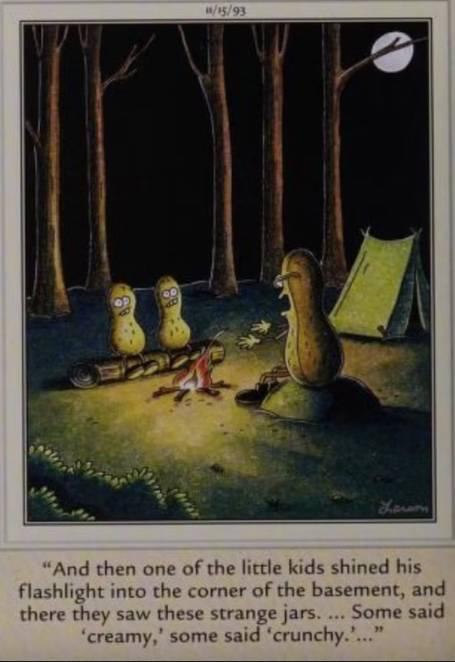 The Far Side peanuts