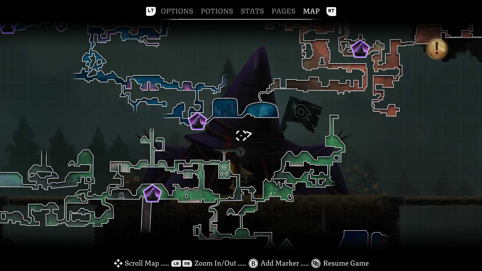 the well dweller map