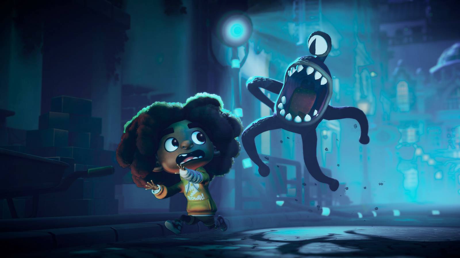 Шесть предстоящих игр для Steam, на которые стоит обратить внимание Монстр преследует ребенка в игре Stage Fright