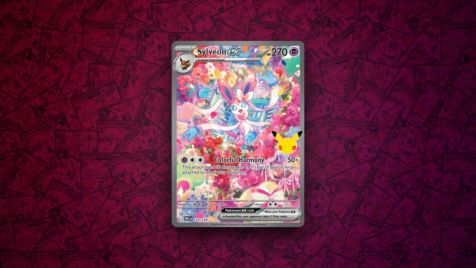 Sylveon ex 30th Celebration Screenshot