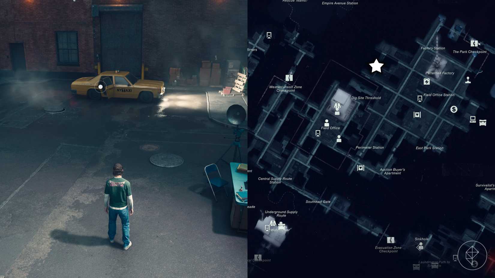 расположение всех такси в Control Resonant — иллюстрация 2 к материалу расположение всех такси в Control Resonant — иллюстрация 2 к материалу