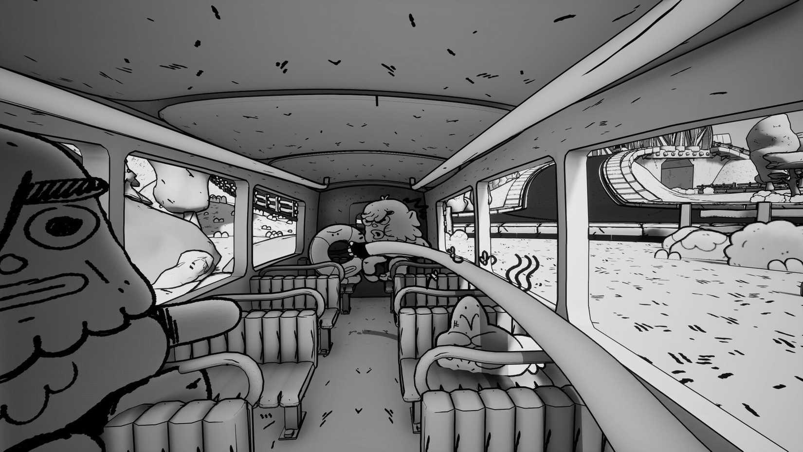 Slapping a passenger in Thank You Bus Driver