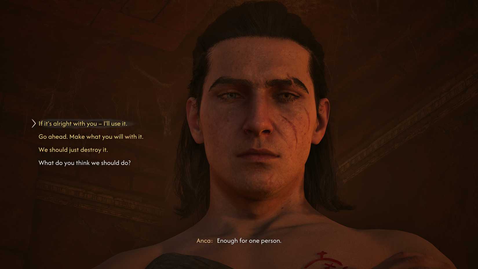 Coen has to decide who should use the Font of Life during the "Stronger Than Achilles" quest in The Blood of Dawnwalker.