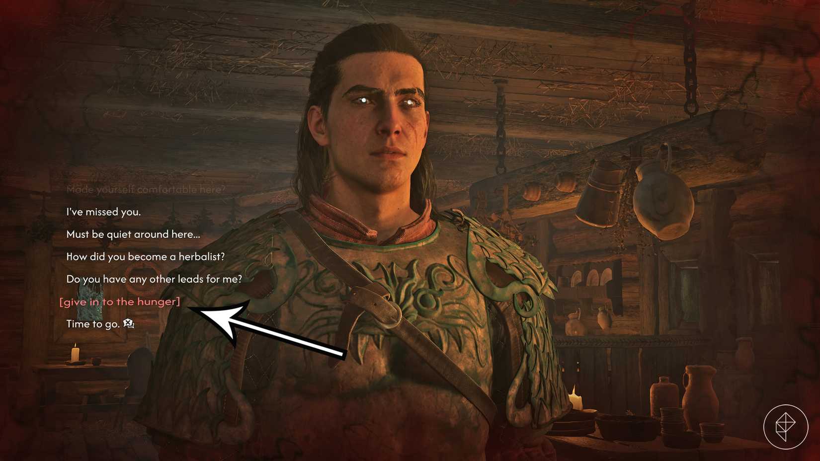 Coen gives in to feral hunger in The Blood of Dawnwalker.