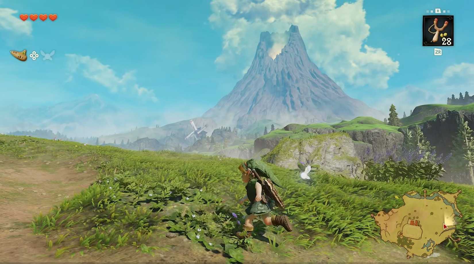 Link wanders through Hyrule Field in The Legend of Zelda: Ocarina of Time.