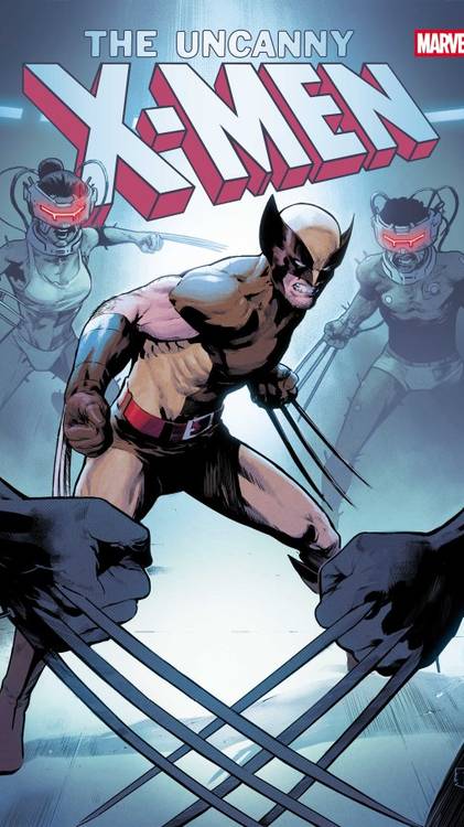 Wolverine fights four clones on the cover to Uncanny X-Men #39
