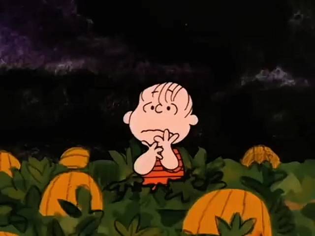 Linus Great Pumpkin Charlie Brown