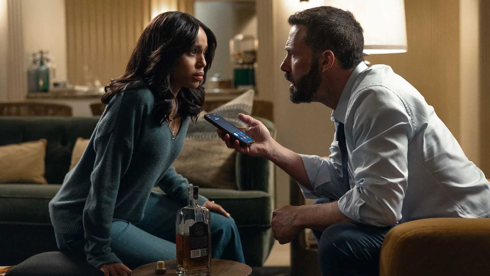 Kerry Washington and Ben Affleck in Animals
