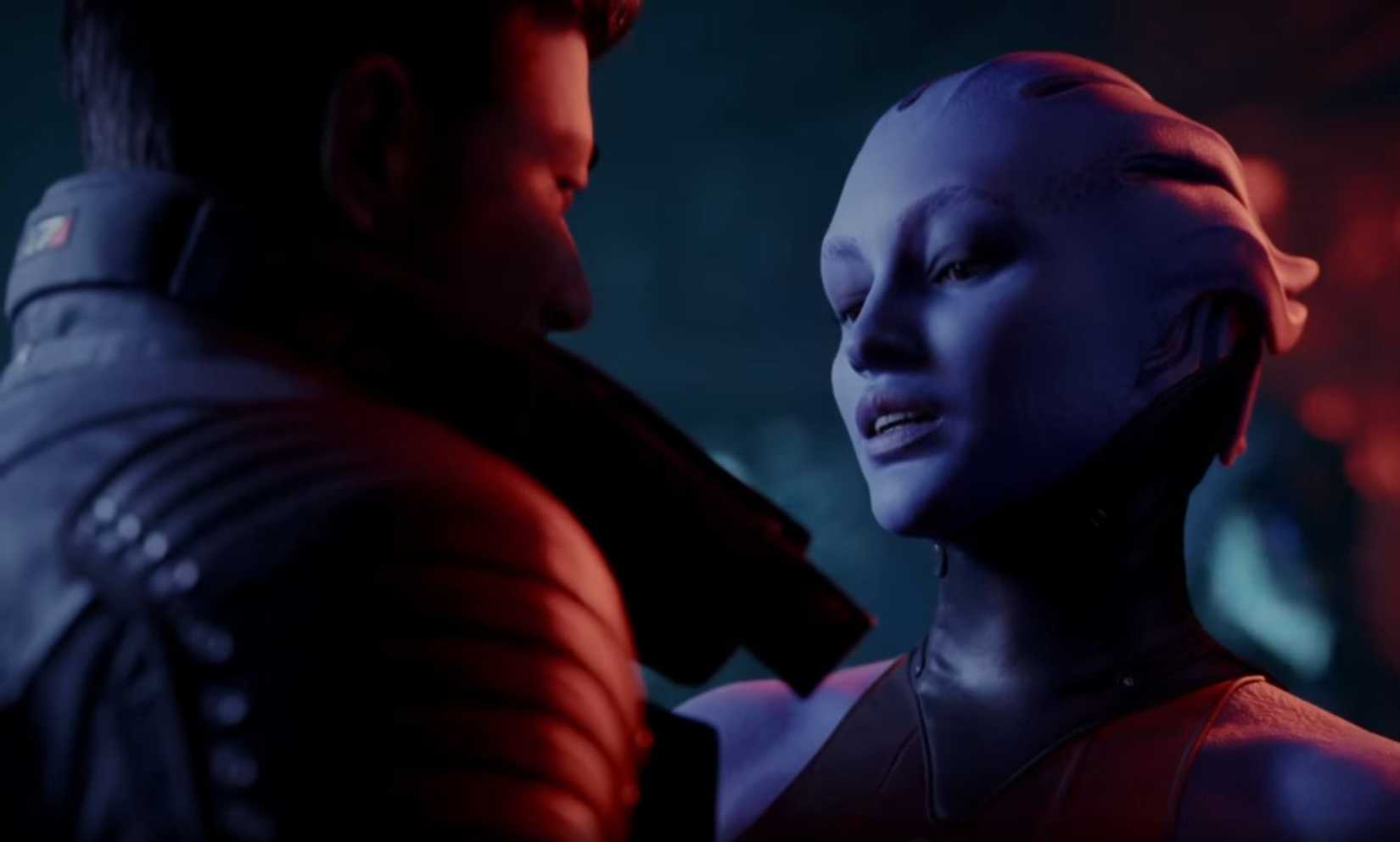 An Asari in the Mass Effect Universe leaked trailer.