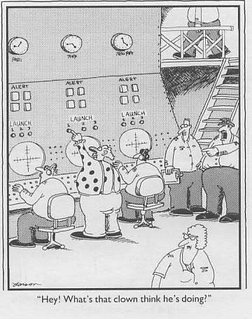 The Far Side Clown