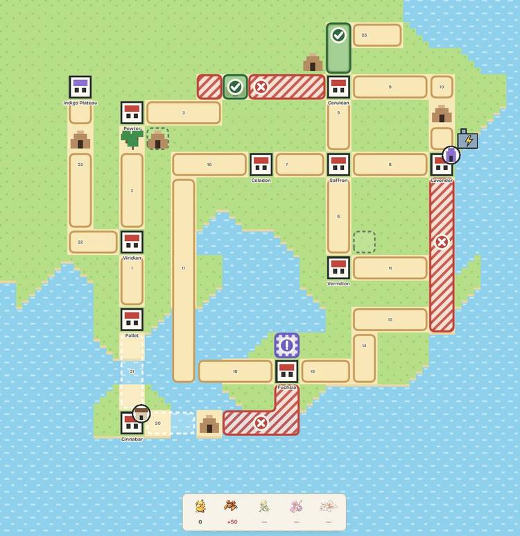 The PokkeMap daily game.