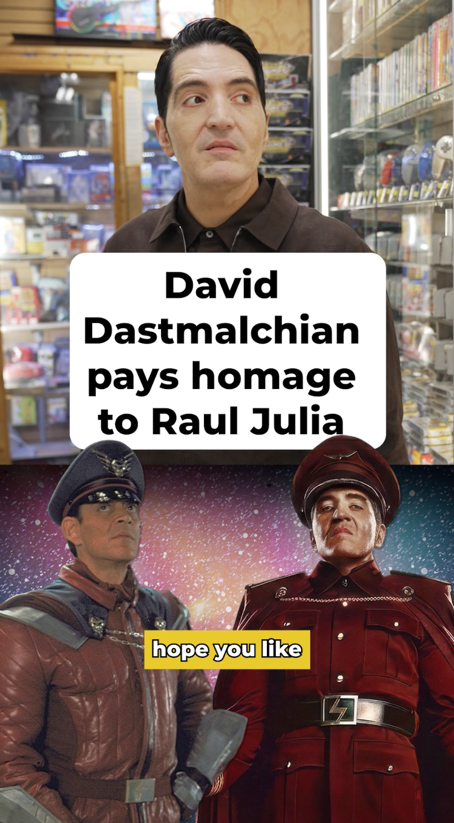 David Dastmalchian Raul Julia