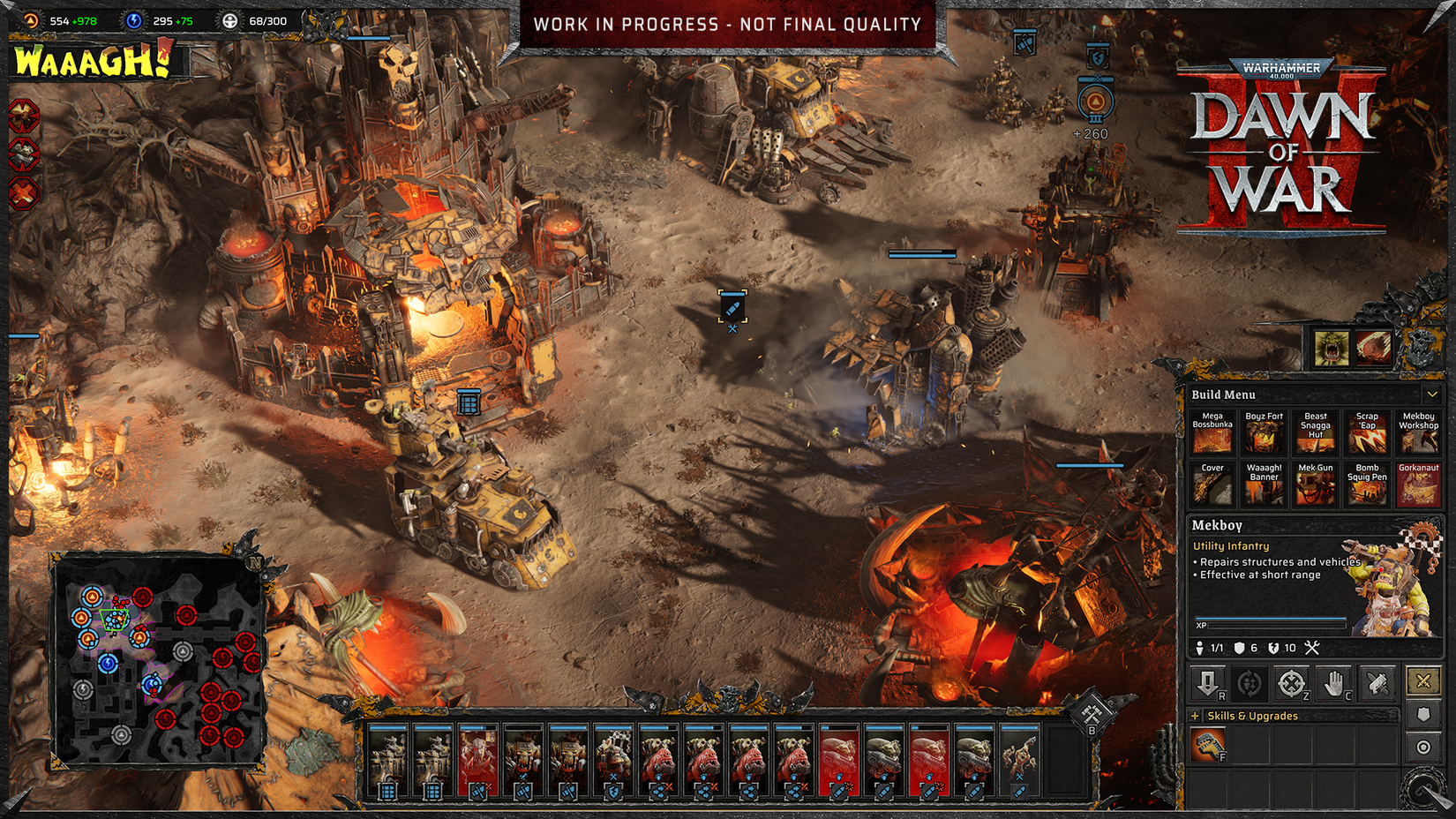 Ork faction gameplay in Warhammer 40,000: Dawn of War 4