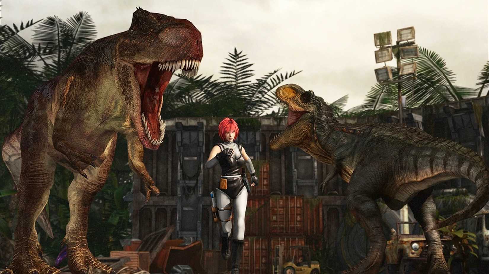 A scene from Dino Crisis on PlayStation