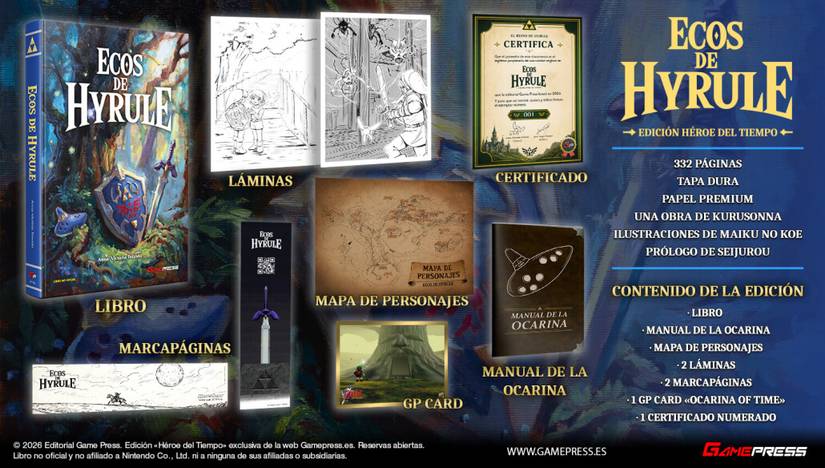 The Legend of Zelda: Echoes of Hyrule, a fanmade novel due out in 2027