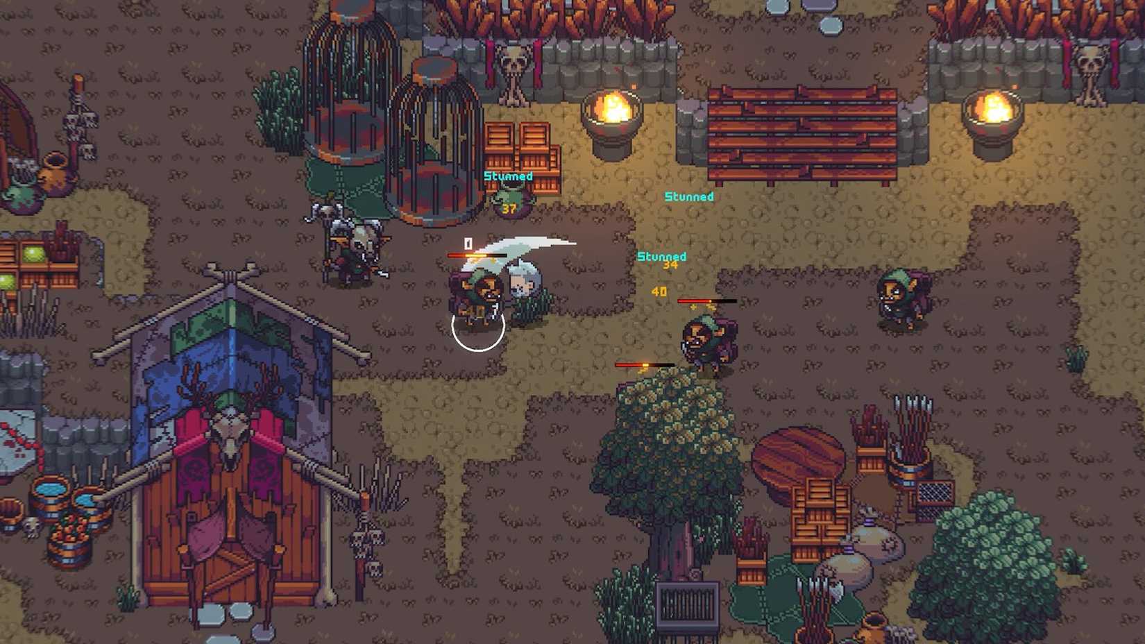 Stardew Valley-inspired RPG Gets Shock Last-Minute Delay 10 The hero slashes monsters that appear to have raided the town in Emberville.