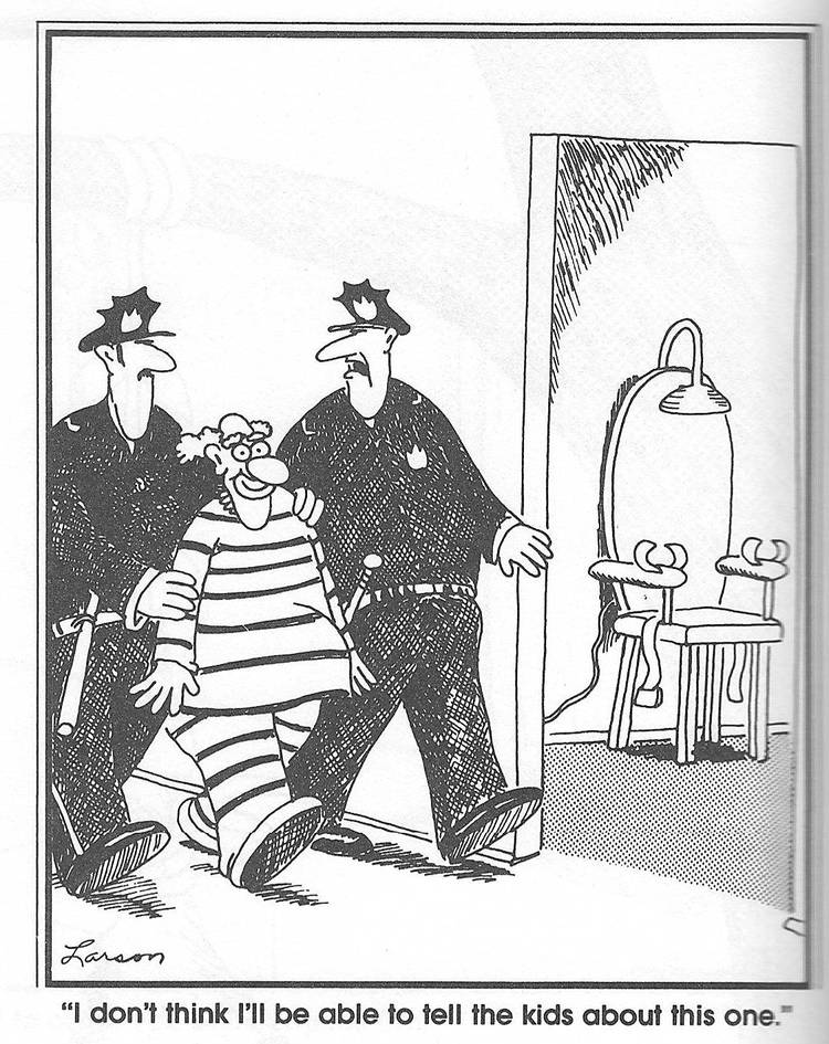 The Far Side Clown