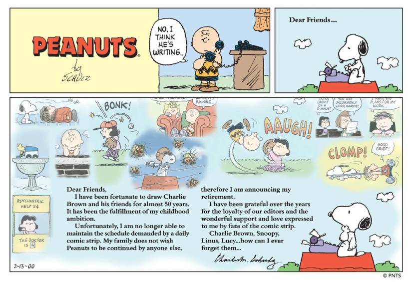 завершение легендарного комикса Peanuts — иллюстрация 5 к материалу