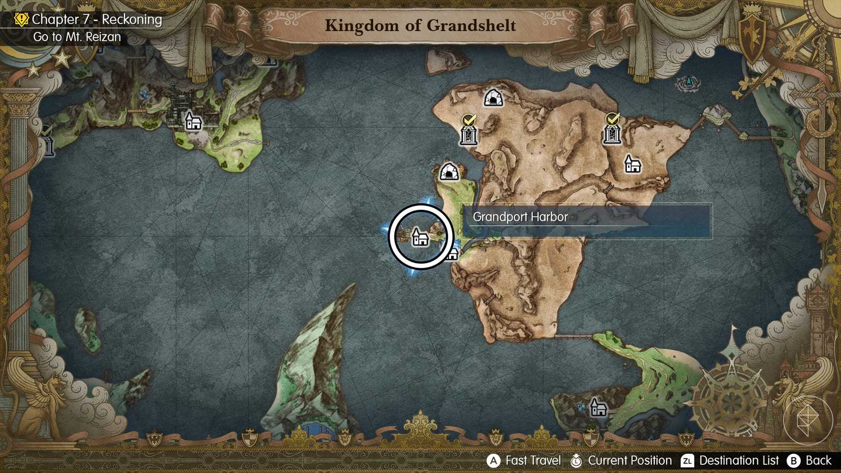 A Final Fantasy Resonance map showing where you can find Charlotte