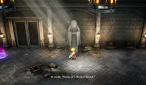 How to open the Nameless Ruins chest in Final Fantasy Resonance 26 The broken sword statue in Final Fantasy Resonance