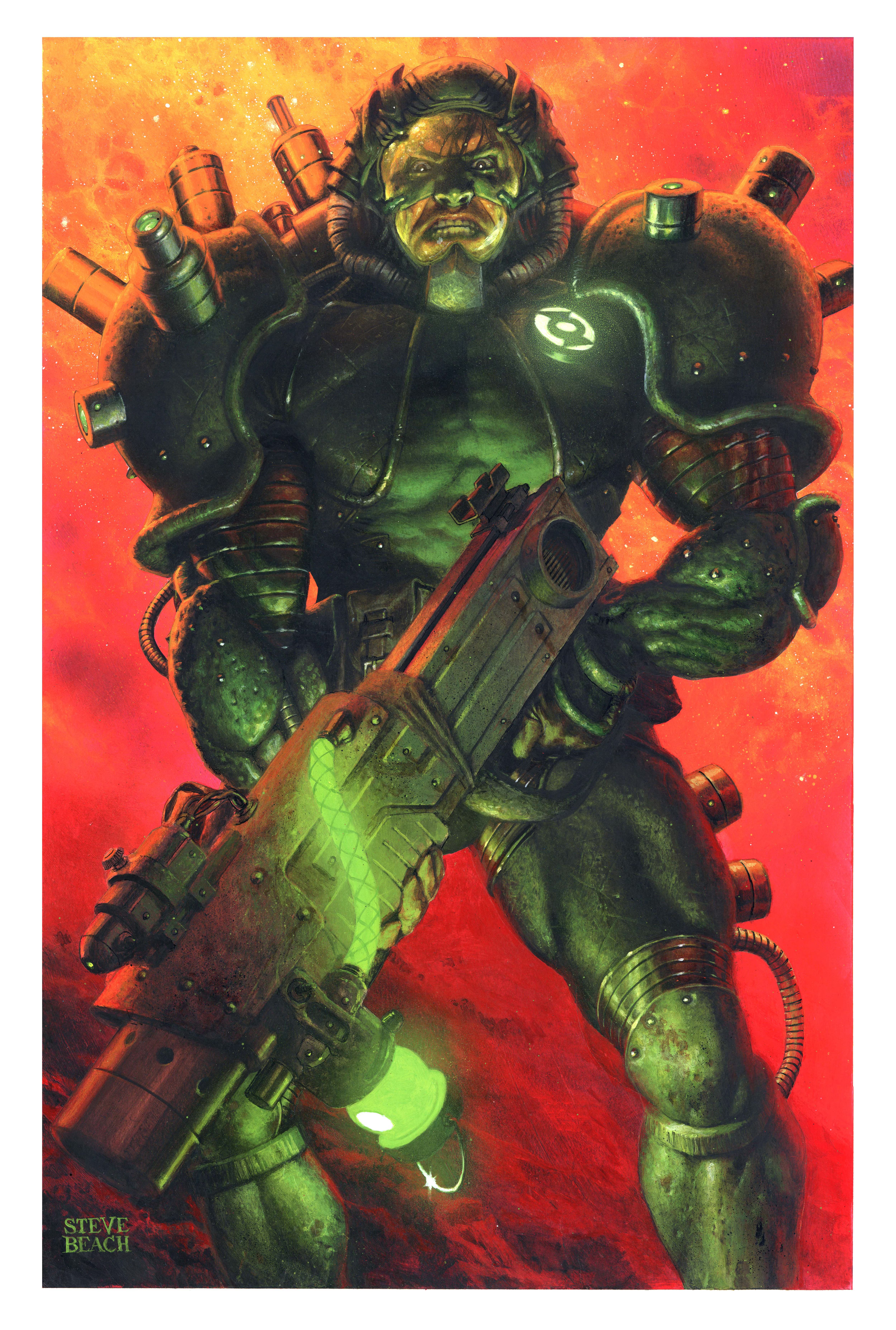 Green Lantern Doomed Cosmos 1-OTO-Beach