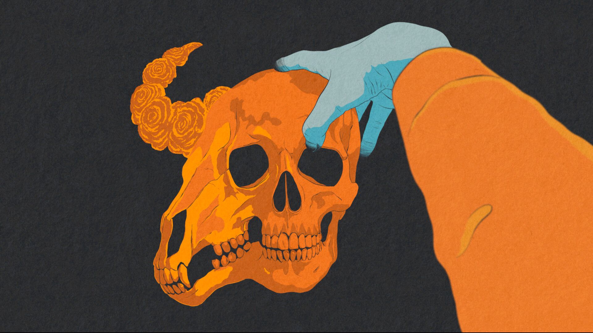 Artwork from I Shall Name the Dead