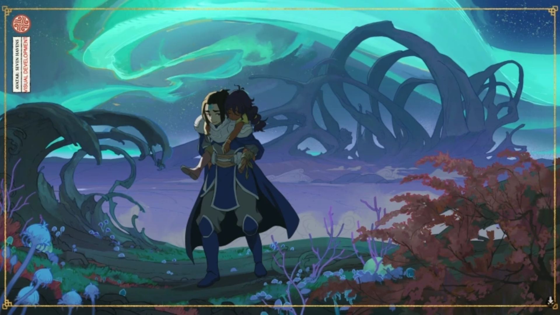 Jae and Pavi concept art