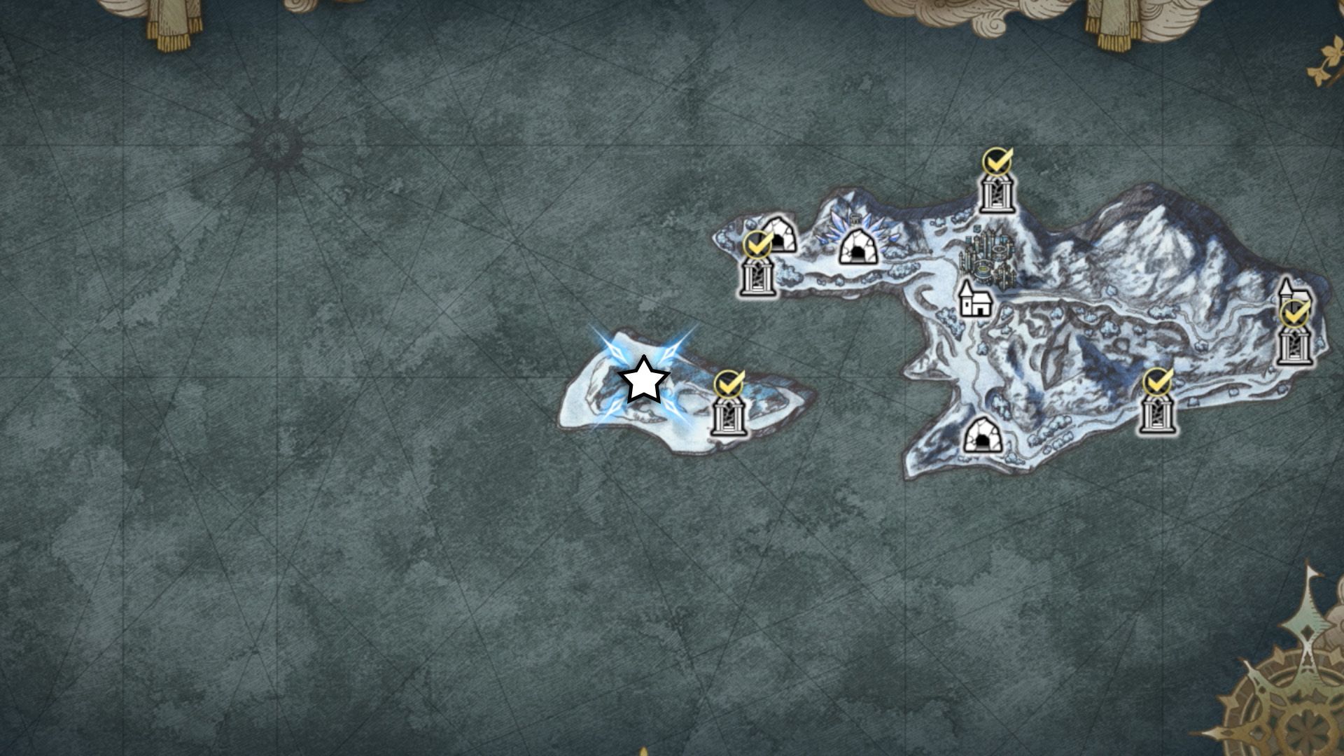 A map of Mysidia showing where to find Shiva in Final Fantasy Resonance