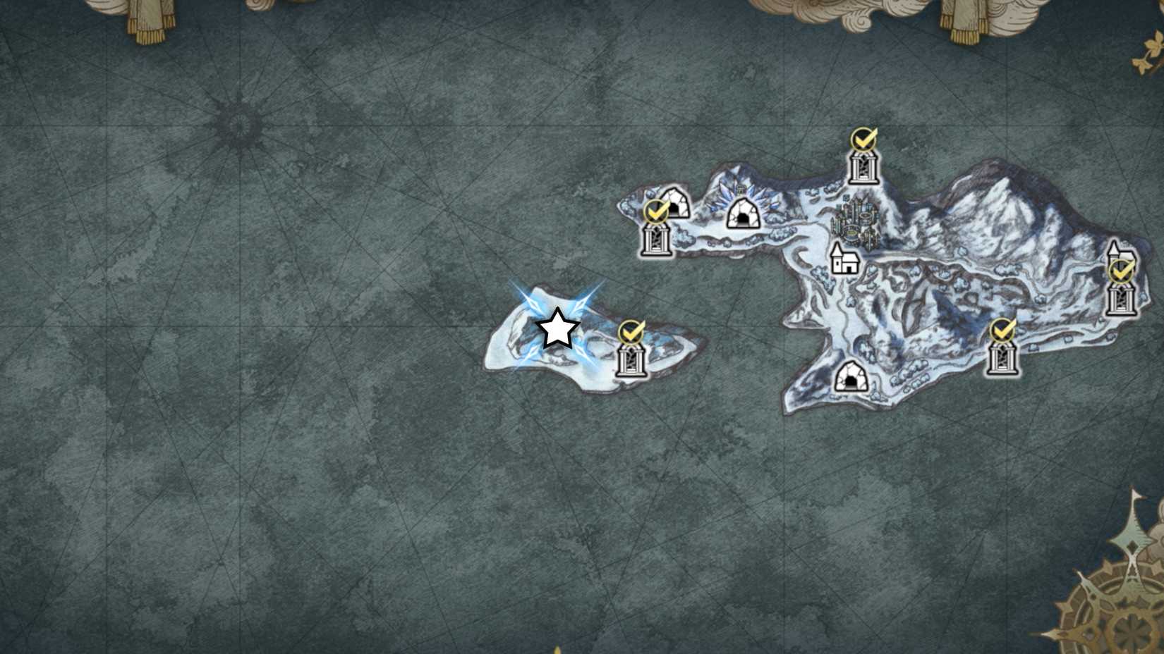 A map of Mysidia showing where to find Shiva in Final Fantasy Resonance