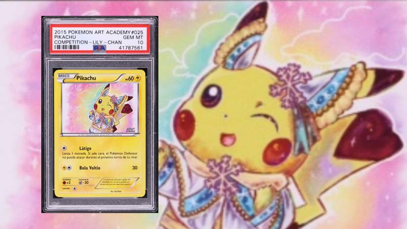 Lily-Chan Pikachu Pokémon promo card