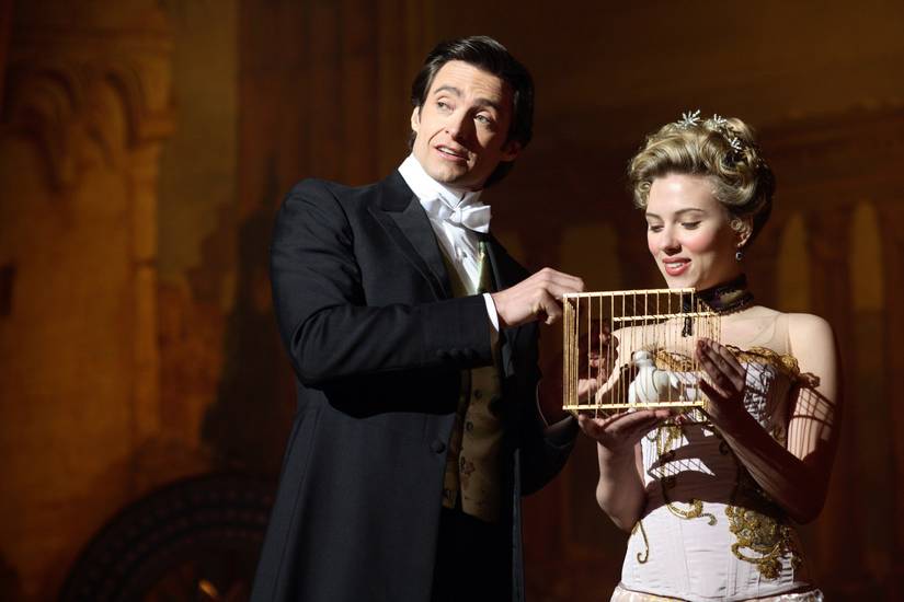 the prestige hugh jackman performing