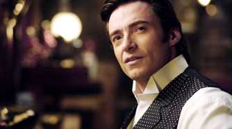 the prestige hugh jackman smirking