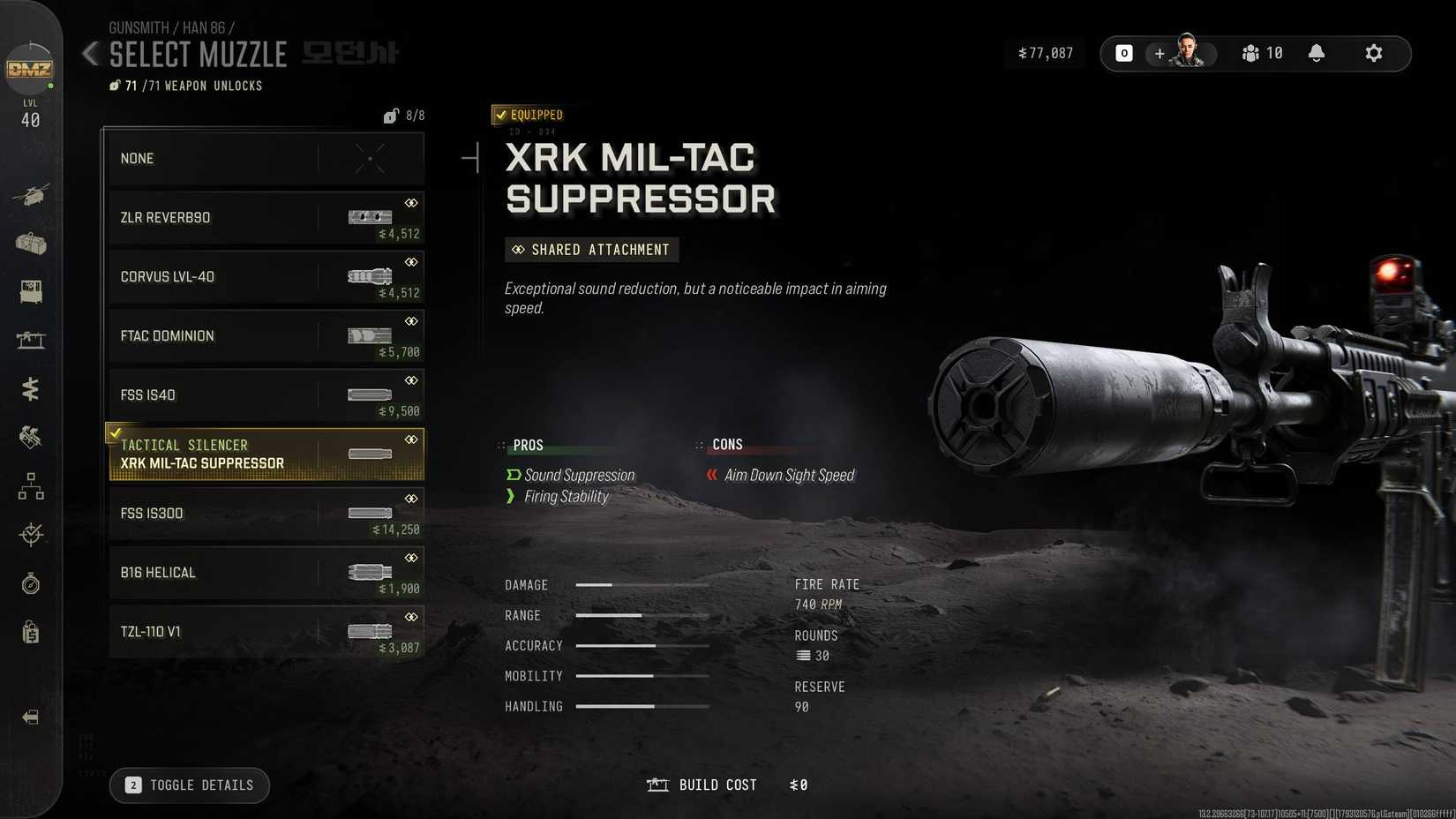 8 MW4 DMZ beginner's tips to help you conquer Hajin 19 The gunsmith in DMZ with a silencer equipped.
