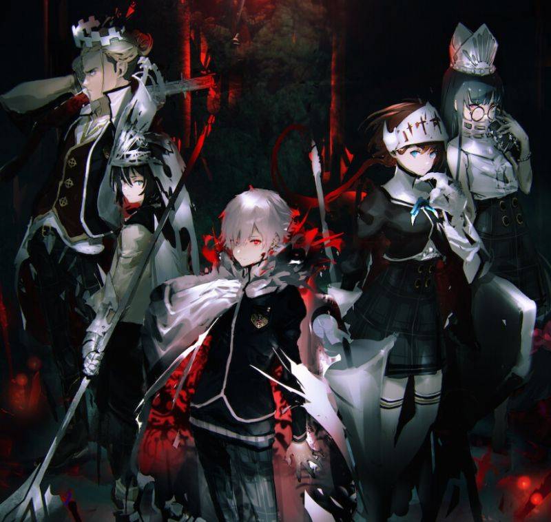 Monark cropped cover art shows the game's party members standing in darkness.