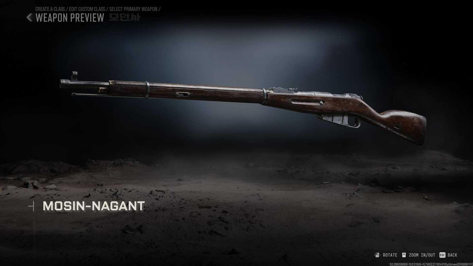 The Mosin-Nagant in Modern Warfare 4.