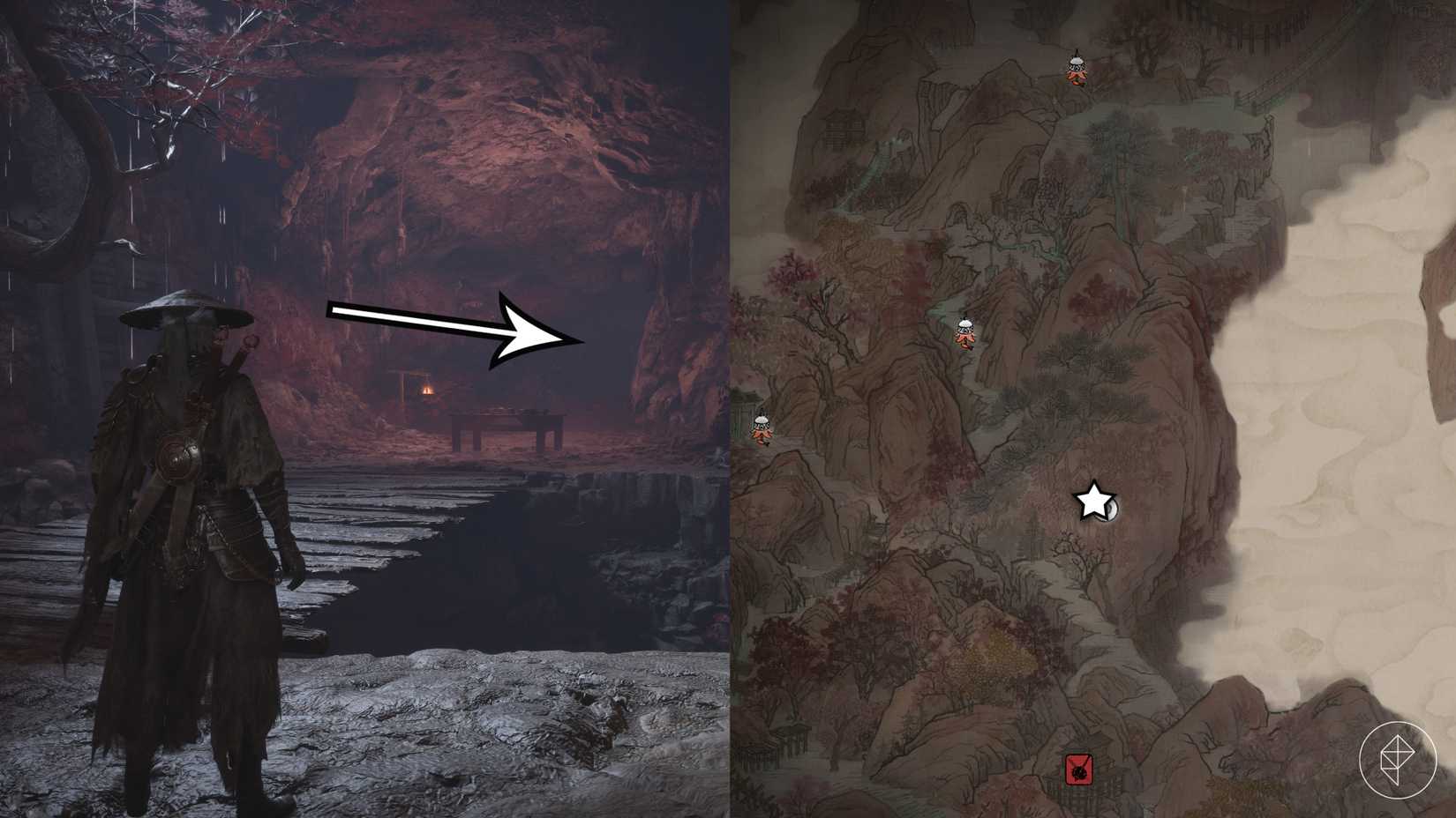 The second lost thief location during "A Healer's Mercy" in Phantom Blade Zero.
