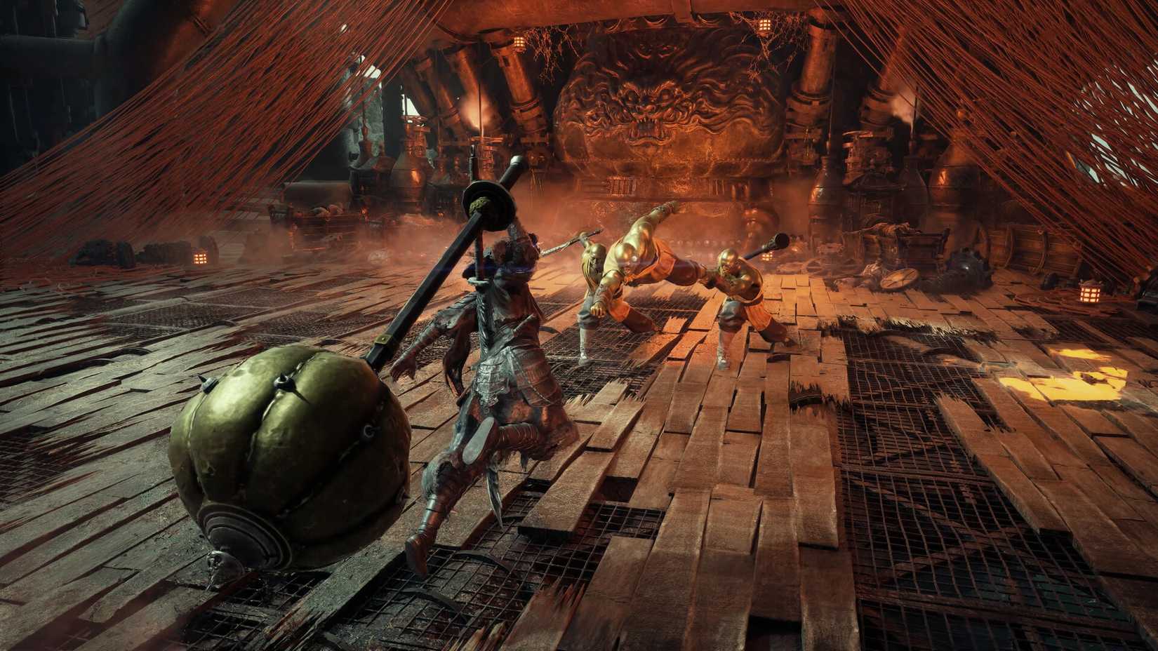 Soul wields a big hammer in Phantom Blade Zero