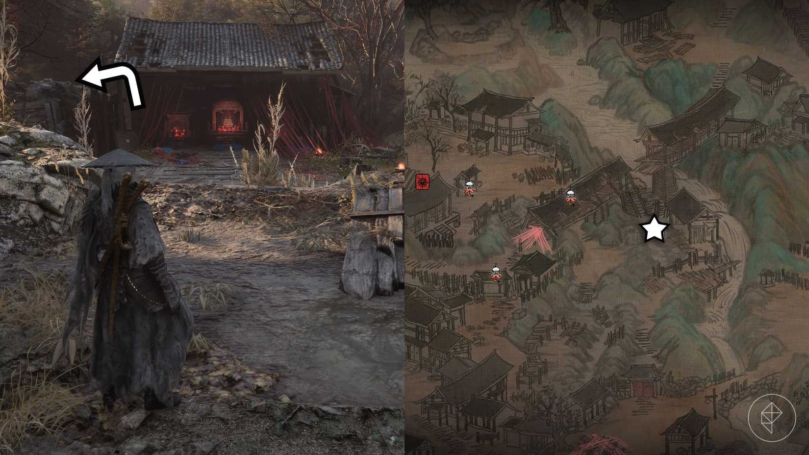 All ribbon locations in Phantom Blade Zero 20 A Phantom Blade Zero montage showing where you must go to unlock the covered bridge