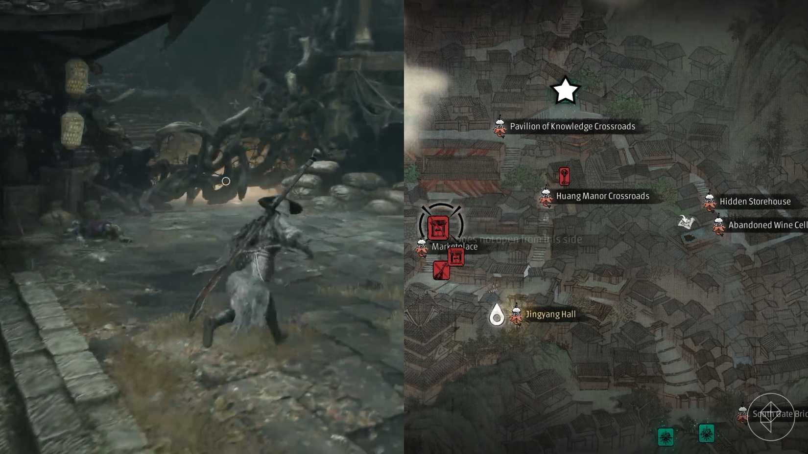 'Whence the Weeping' quest walkthrough in Phantom Blade Zero 15 A Phantom Blade Zero Montage showing where you must go to access the Meigu Lake